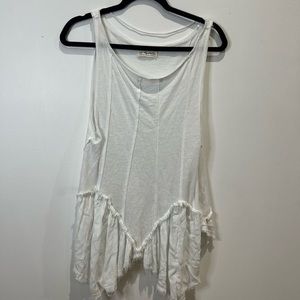 We the free free people top white Flowy tank top size small womens